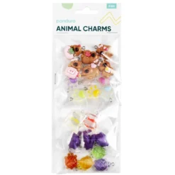 Hängen charms, 19 toksöta djur i olika varianter & färger