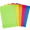 Hobbyfilt 20×30 cm, 10 filtbitar i neonfärger, 2 av varje färg