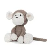 Hooked DIY-kit Monkey Mace, virka en söt amigurumi apa, längd 17 cm