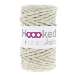 Hooked Natural Jute 350g – Vanilla cream JT005