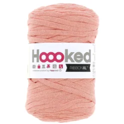 Hooked Ribbon XL garn 250g aprikos – RXL47 Iced apricot