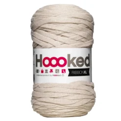 Hooked Ribbon XL garn 250g beige – RXL33 Beige