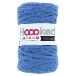Hooked Ribbon XL garn 250g blå – RXL51 Imperial blue