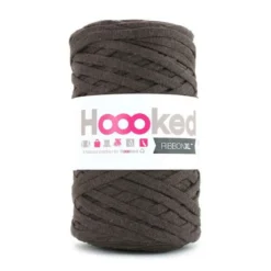 Hooked Ribbon XL garn 250g brun – RXL39 Tobacco brown