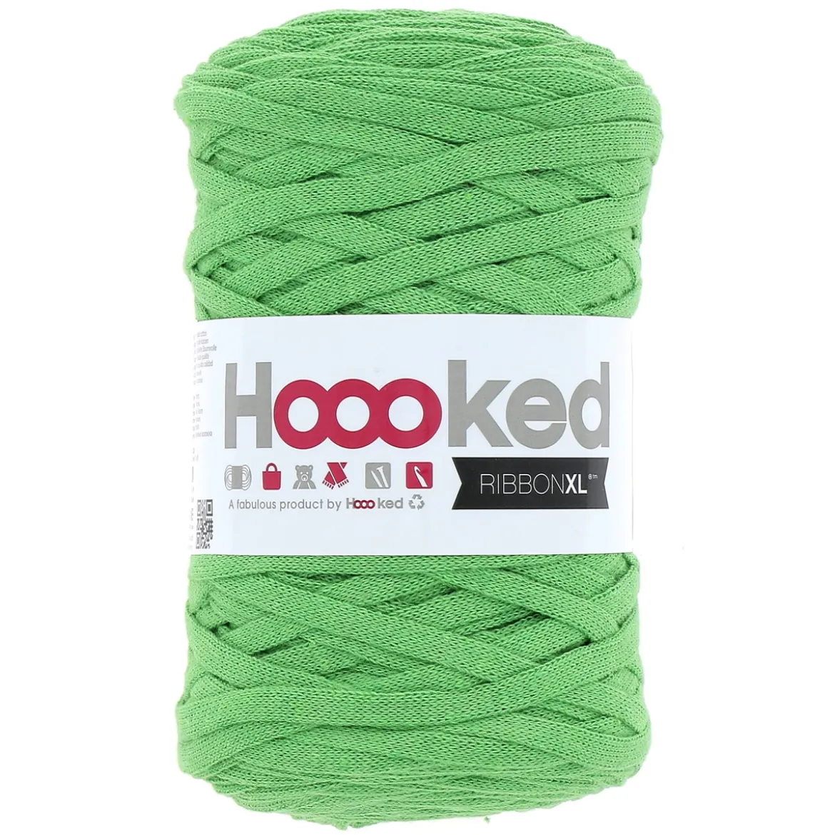 Hooked Ribbon XL garn 250g grön – RXL30 Salad green