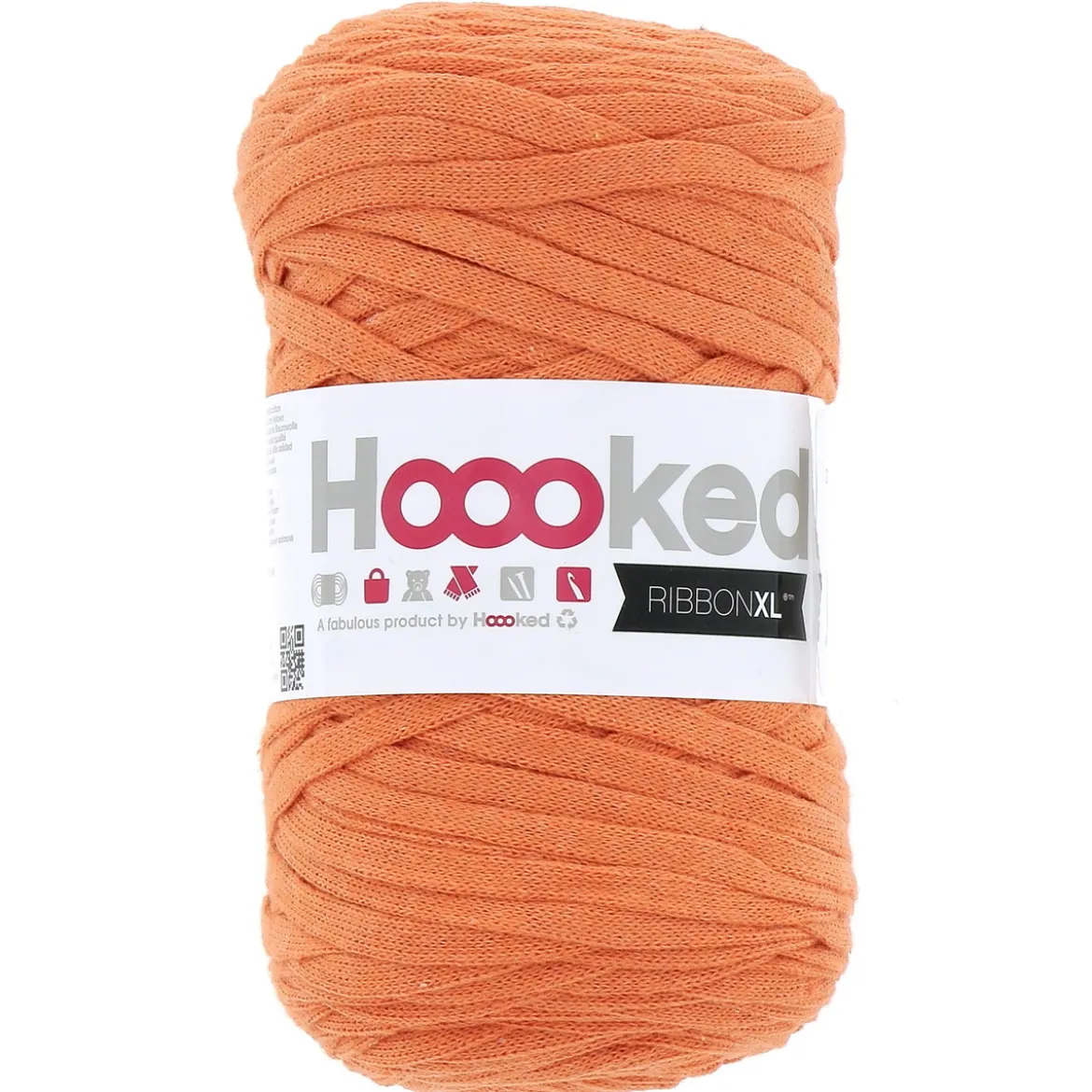Hooked Ribbon XL garn 250g orange – RXL36 Dutch Orange