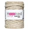 Hoooked Ribbon XL garn Lurex 250g guld – Golden Glitter