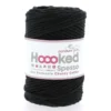 Hoooked Spesso Eco Barbante Chunky Cotton by Panduro Yarn – 500g svart, Noir S250