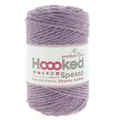 Hoooked Spesso Eco Barbante Chunky Cotton by Panduro Yarn – 500g lila, Orchid S600