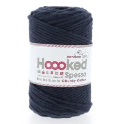 Hoooked Spesso Eco Barbante Chunky Cotton by Panduro Yarn – 500g marin, Marine S904