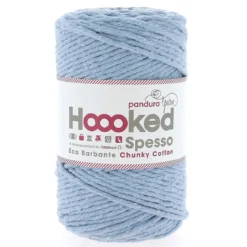 Hoooked Spesso Eco Barbante Chunky Cotton by Panduro Yarn – 500g ljusblå, Provence S900