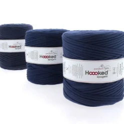Hoooked Zpagetti Medium trikågarn 900 g mörkblå – Marine Blue shades ZP005-16, pris per styck