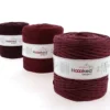 Hoooked Zpagetti Medium trikågarn 900 g vinröd – Bordeaux shades, pris per styck