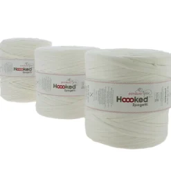 Hoooked Zpagetti Medium trikågarn 900 g offwhite – Off White shades ZP005-28, pris per styck