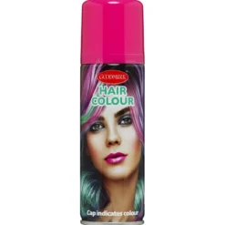 Hårspray rosa 125 ml – färga håret till fest, maskerad och utklädnad!