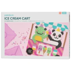 Ice Cream Cart by Kreativa Karin, pärla sommarens sötaste glasstånd! 28,5×28,5 cm