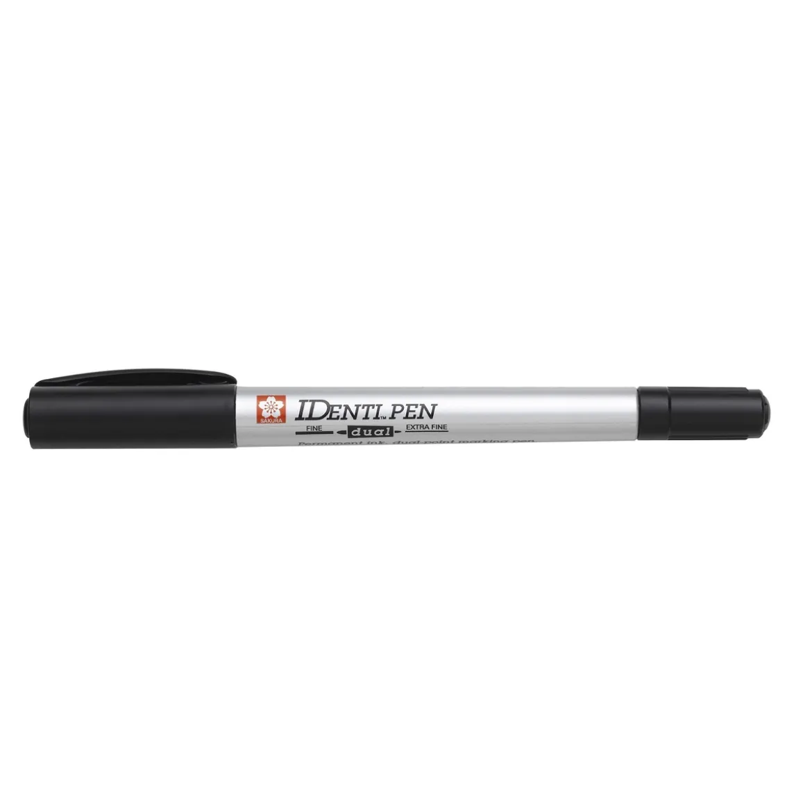 Identi Pen dual 0,4/1 mm svart