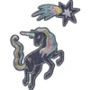 Iron-on unicorn / enhörning denim