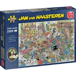 Jan van Haasteren pussel Ludo Battle, 2000 bitar, 98×68 cm