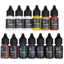 Jesmonite Pigment set 13×10 g – färga din Jesmonite under gjutningsprocessen