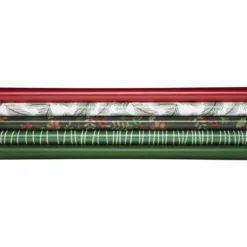 Julpapper 5 rullar à 2 meter, 57 cm breda – klassiska julmotiv och färger