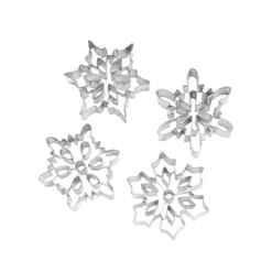Kakstansar snöflingor 4-pack