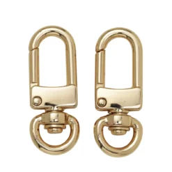 Karbinhakar guldfärgade 2-pack, roterande, 14×37 mm