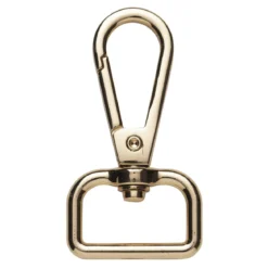 Karbinhake av metall, guldfärgad, 2,2×4,8 cm