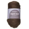 Kardad ull 50 g brun