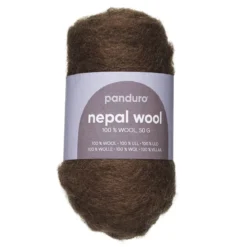 Kardad ull 50 g brun
