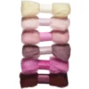 Kardad ull sats 6x2g rosa