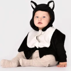 Katt-kappa / cape (2-4 år)