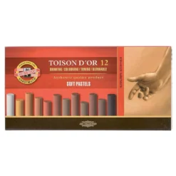 Koh-I-Noor Pastellkritor 12 br