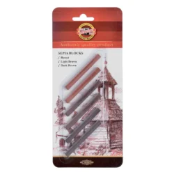 Koh-I-Noor Sepia Blocks 6st