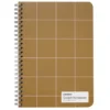 Kollegieblock rutat A5 (148x210 mm), spiralbundet, 70 ark, 70 g/m²