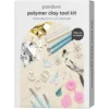 Komplett kit med lerverktyg för smyckestillverkning av polymerlera