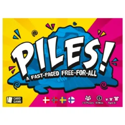 Kortspel Piles! Nordic (SE, NO, DK, FI) – matcha kläderna från den stora klädhögen!