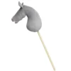Käpphäst Welsh pony – odekorerad häst med träpinne, längd 85 cm
