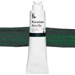 Kreatima Acrylic akrylfärg 120 ml – Hooker's Green PB 15:3 PBk 7 PY 74