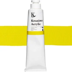 Kreatima Acrylic akrylfärg 120 ml – Cadmium Yellow Light Hue PY 3 PY 74 PW 6