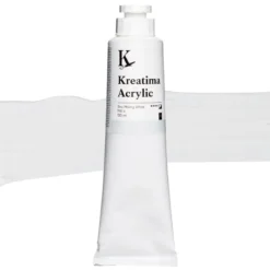 Kreatima Acrylic akrylfärg 120 ml – Zinc Mixing White PW 4