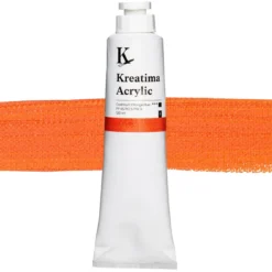 Kreatima Acrylic akrylfärg 120 ml – Cadmium Orange Hue PY 65 PO 5 PW 6 PY 65 PO 5 PW 6