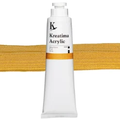 Kreatima Acrylic akrylfärg 120 ml – Yellow Ochre PY 42