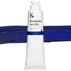 Kreatima Acrylic akrylfärg 120 ml – Ultramarine Blue PB 15:3 PB 29 PV 23