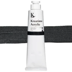 Kreatima Acrylic akrylfärg 120 ml – Carbon Black PBk 7 PR 101