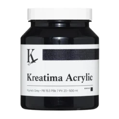 Kreatima Acrylic akrylfärg 500 ml – Payne's Grey PB 15:3 PBk 7 PV 23