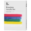 Kreatima Acrylic akrylfärg, Primary Set 5×60 ml – primärfärger