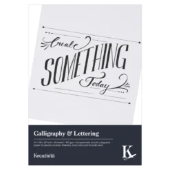 Kreatima Calligraphy & Lettering kalligrafiblock, A4 (210×297 mm), 20 ark, 100 g/m²