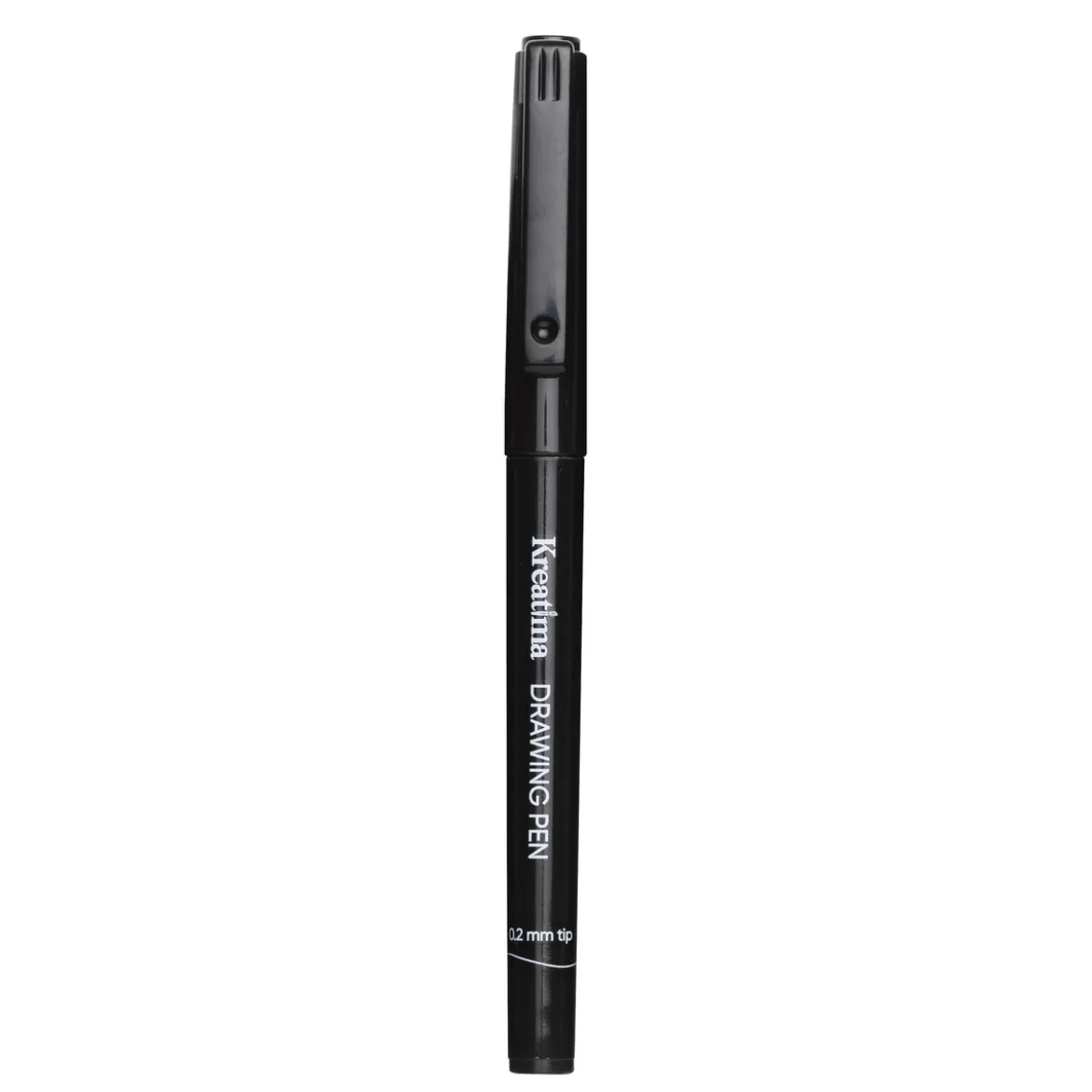 Kreatima Drawing Pen, fineliner med svart bläck 0,2 mm spets