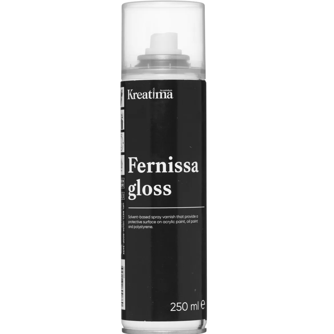 Kreatima Fernissa spray 250 ml, blank skyddslack för olje- och akrylfärg